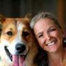 Marie avec son chien Rex